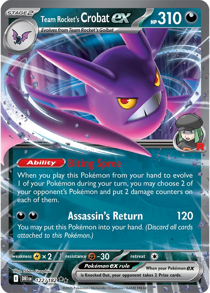 Team Rocket's Crobat ex
